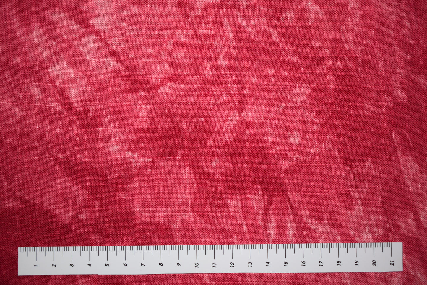 Tie-dye Linen Look - Raspberry