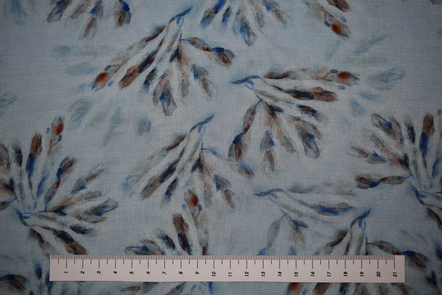 'Rimini' Crinkle Crépe - Blue