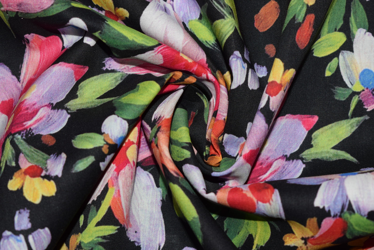 'Brush Strokes' Floral London Lawn