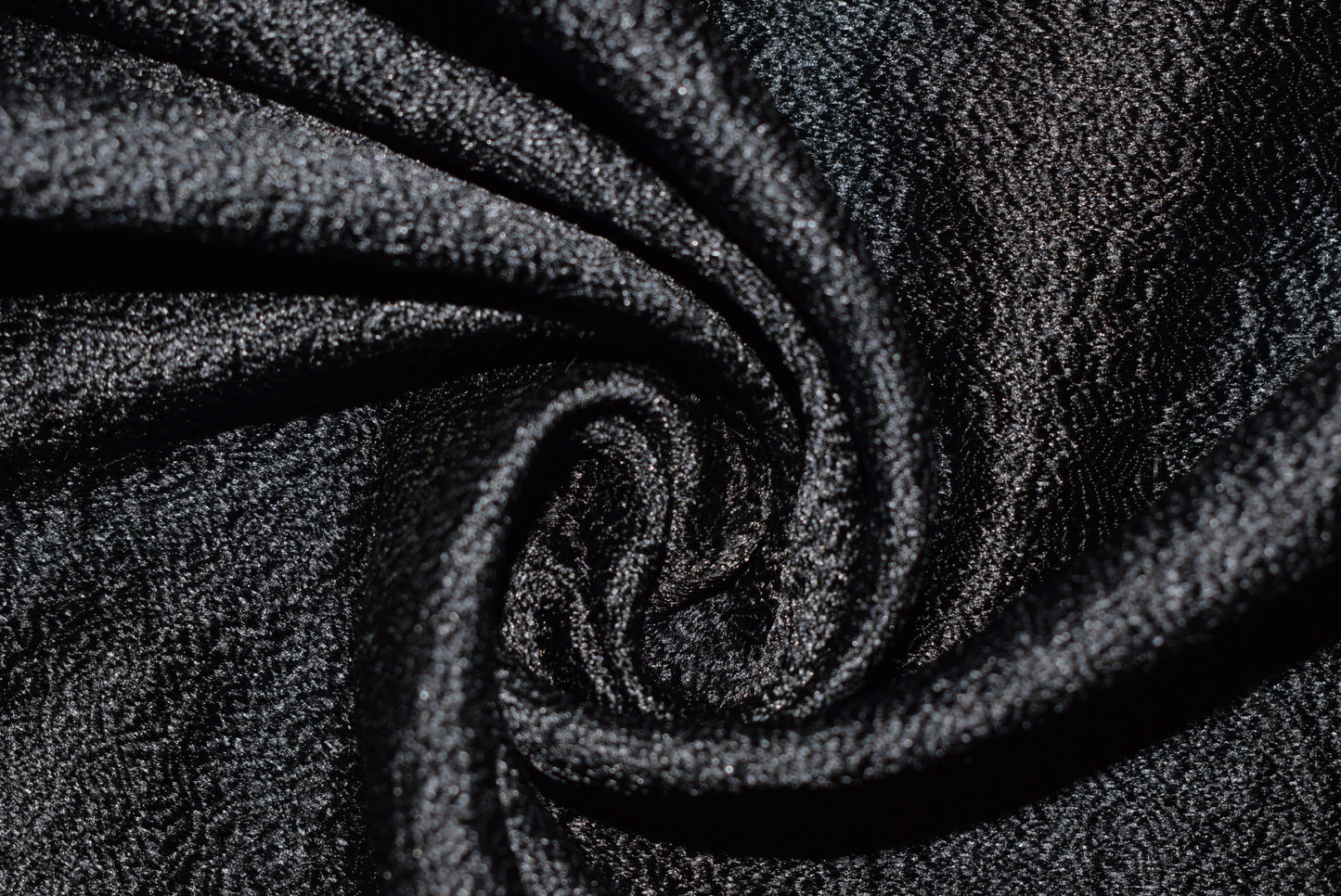 Dark Grey Cloqué