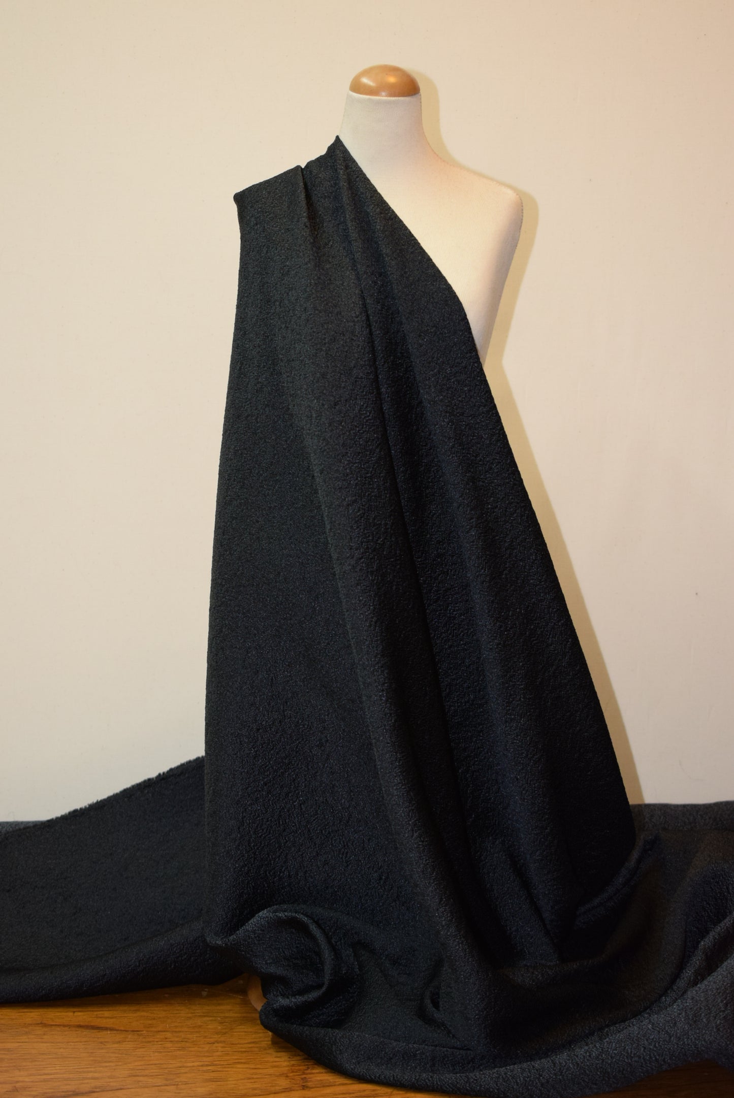 Dark Grey Cloqué