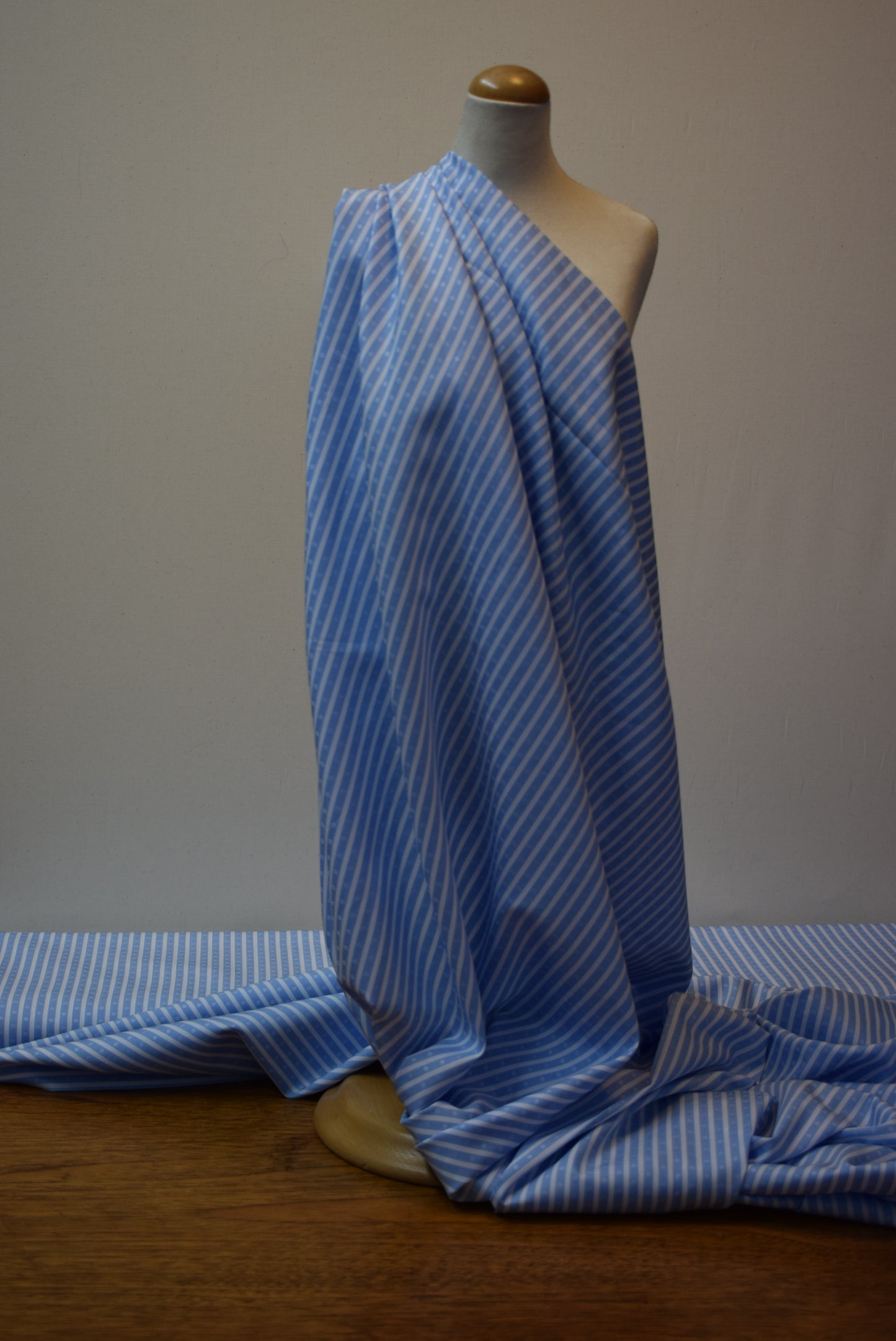 Blue/White Dobby Shirting