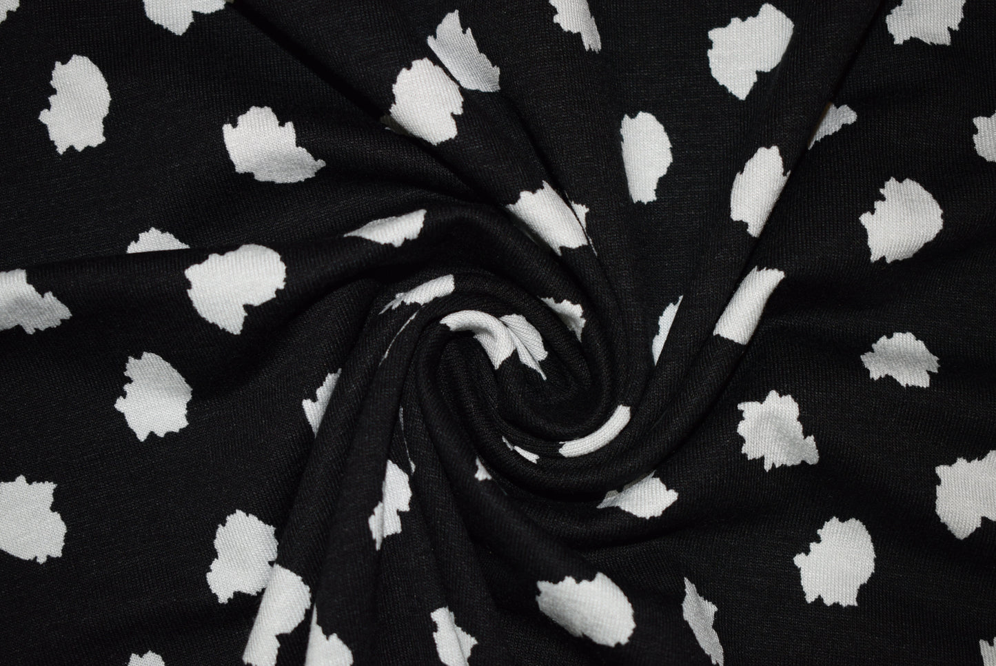 White 'Splash' on Black Jersey