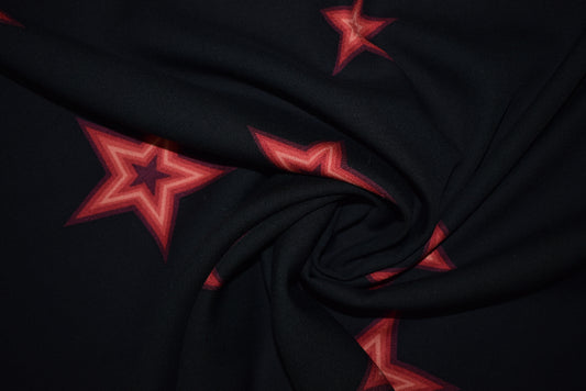 Red Star on Black