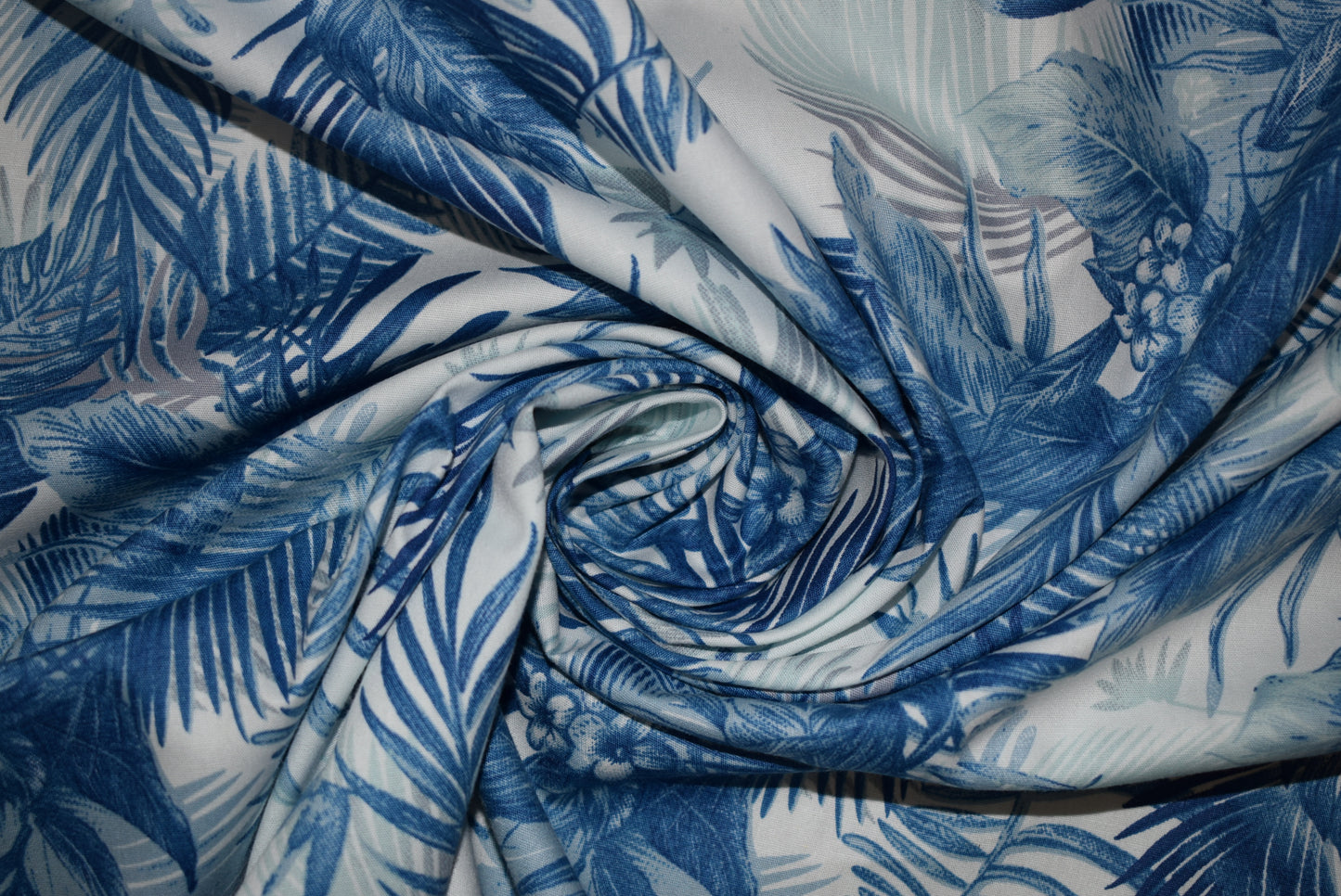 'Palm Silhouette' - Blue