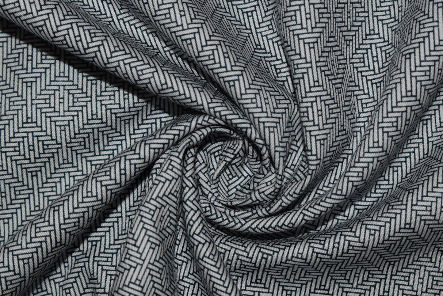 'Geo' Diamond Weave Print