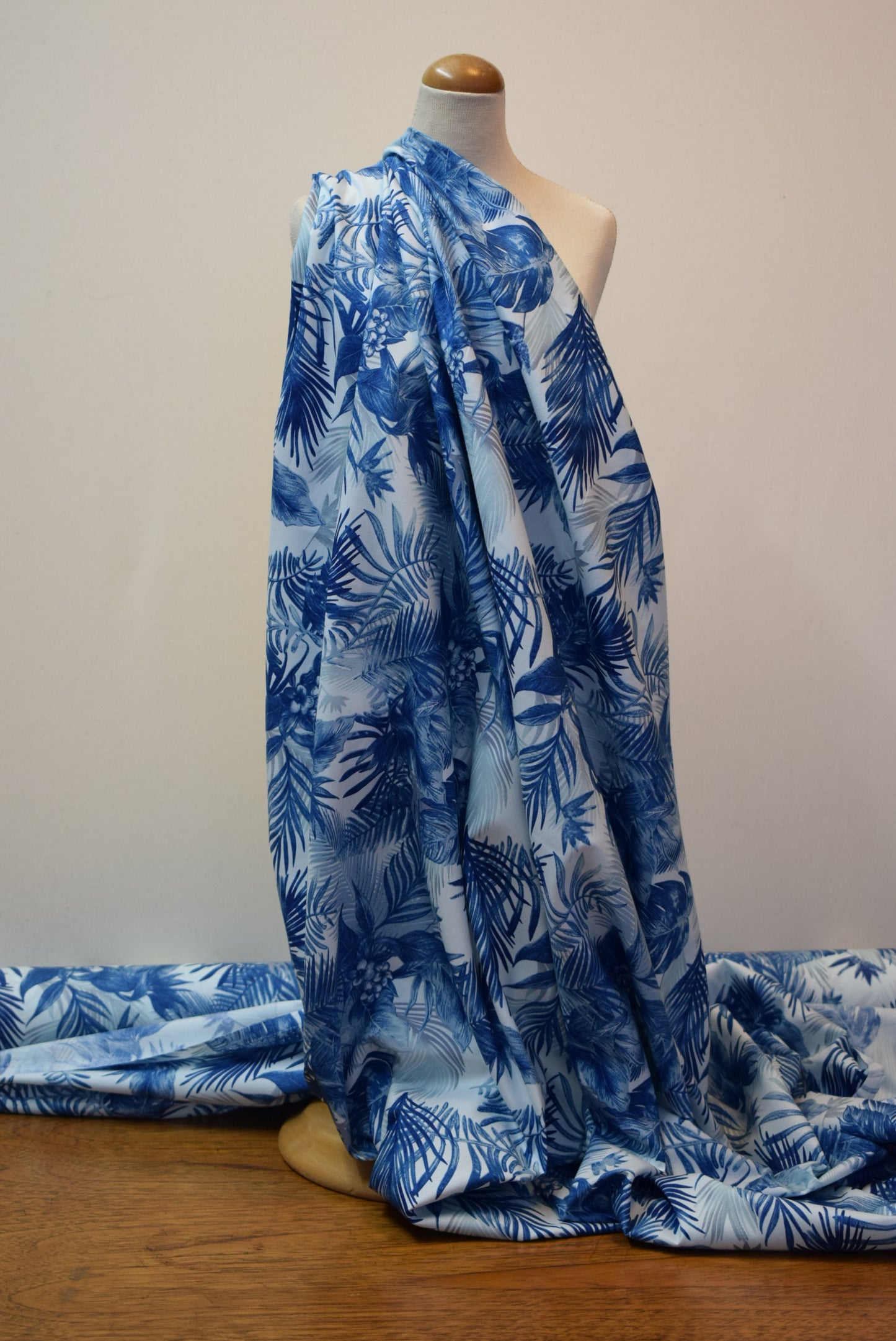 'Palm Silhouette' - Blue