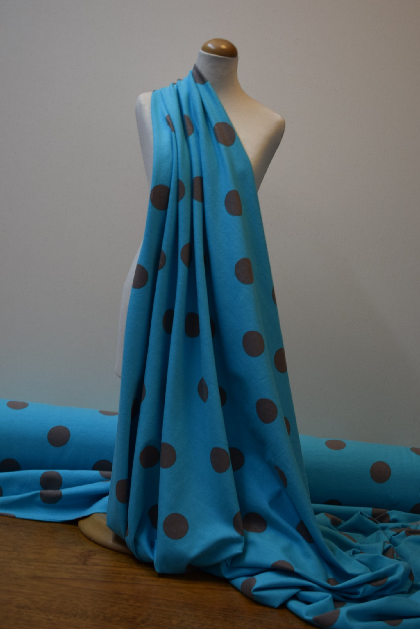 Grey Spot On Turquoise Jersey