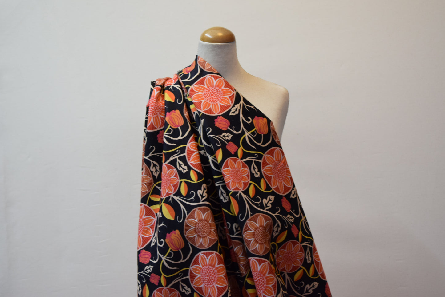'Floral Branches' - Black