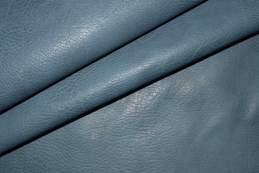 Dusty Blue Vintage Faux Leather