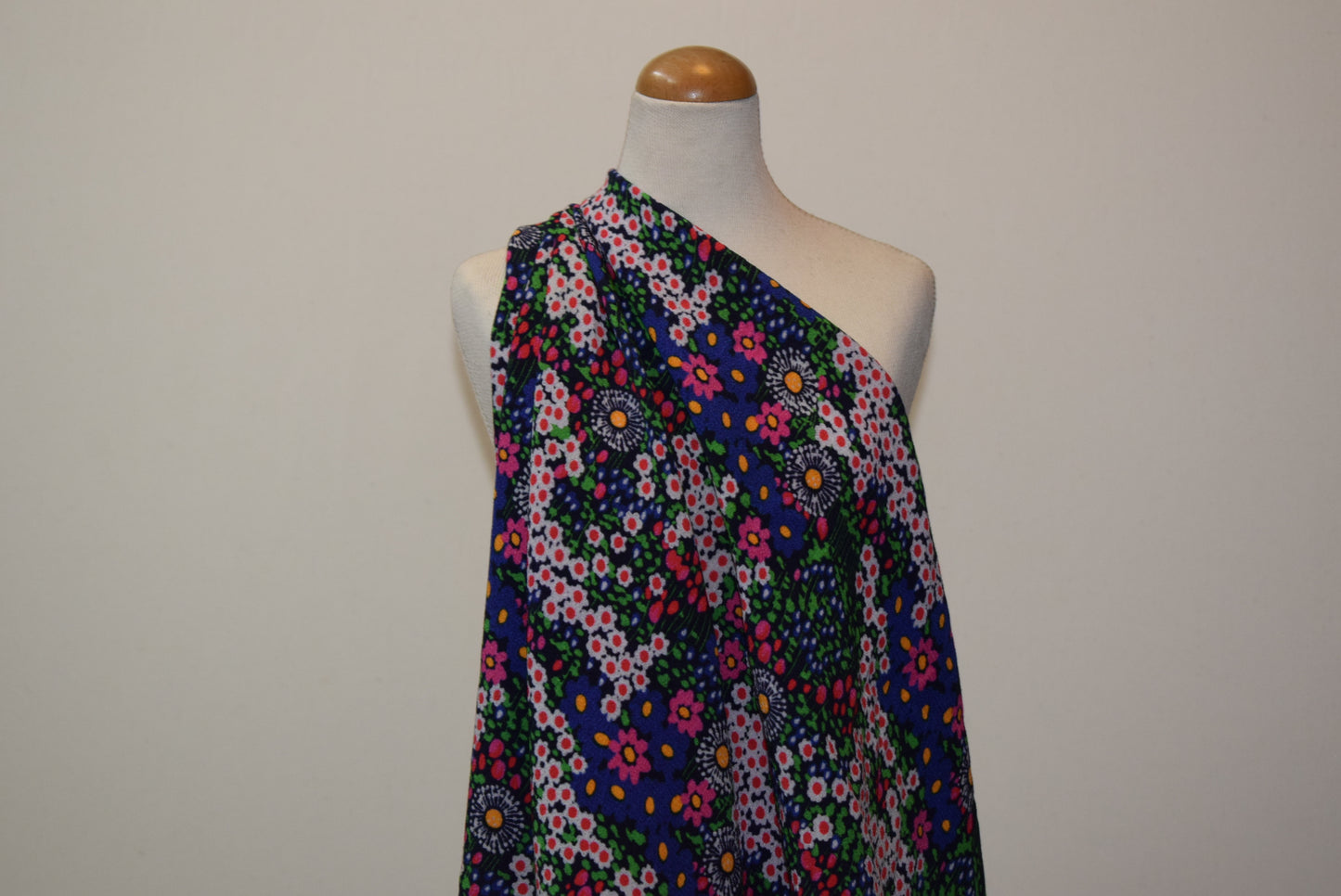 'Cilla' Printed Crepe - (Fabric Godmother Collection)