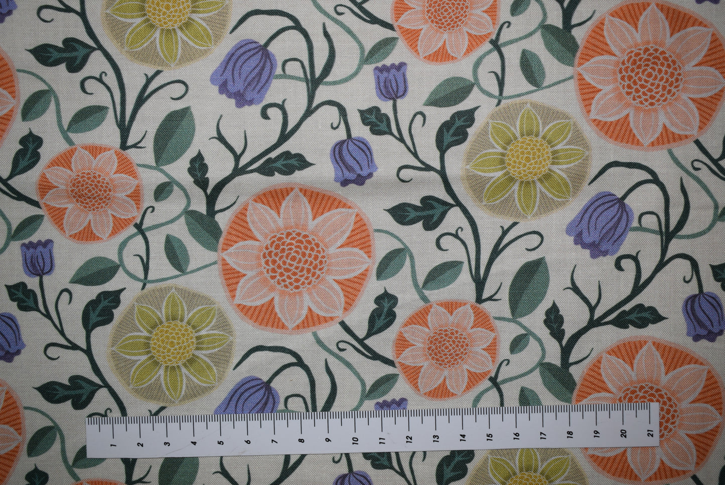 'Floral Branches' - Black