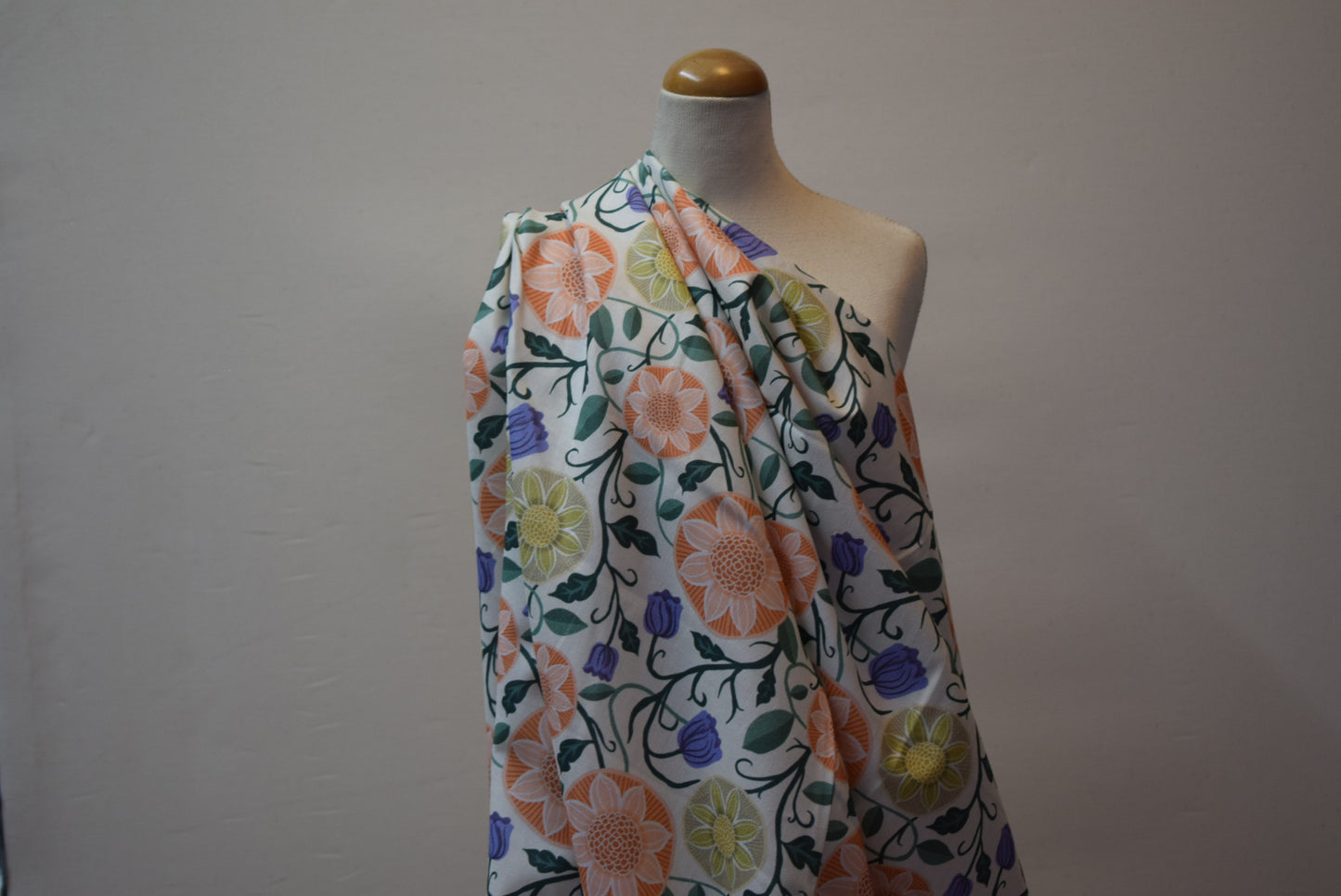 'Floral Branches' - Black