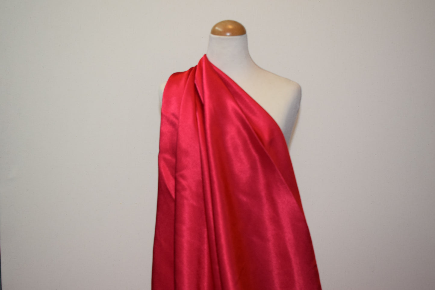 'Bardot' Viscose Satin - Emerald (Fabric Godmother Collection)