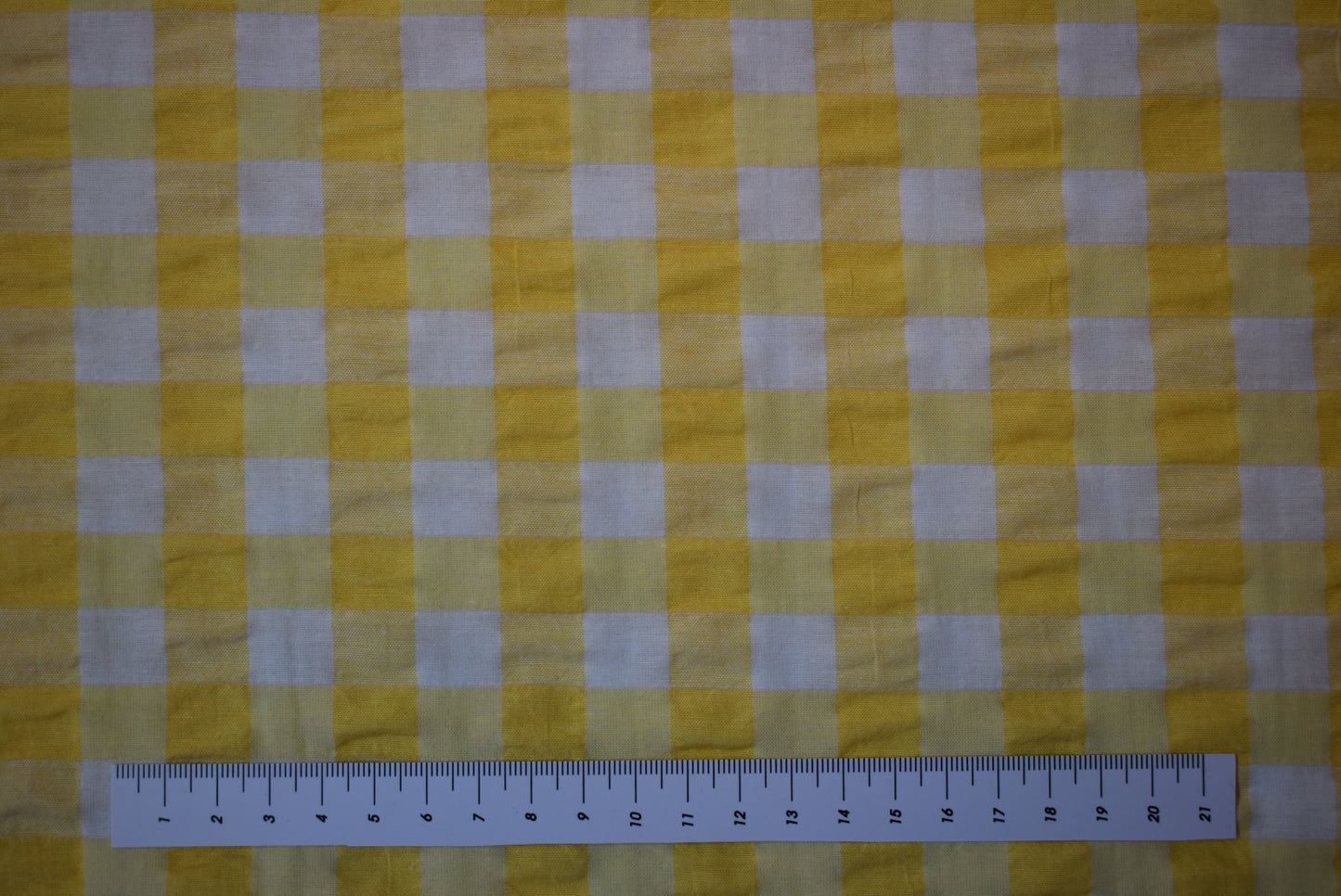 Seersucker Check - Buttercup