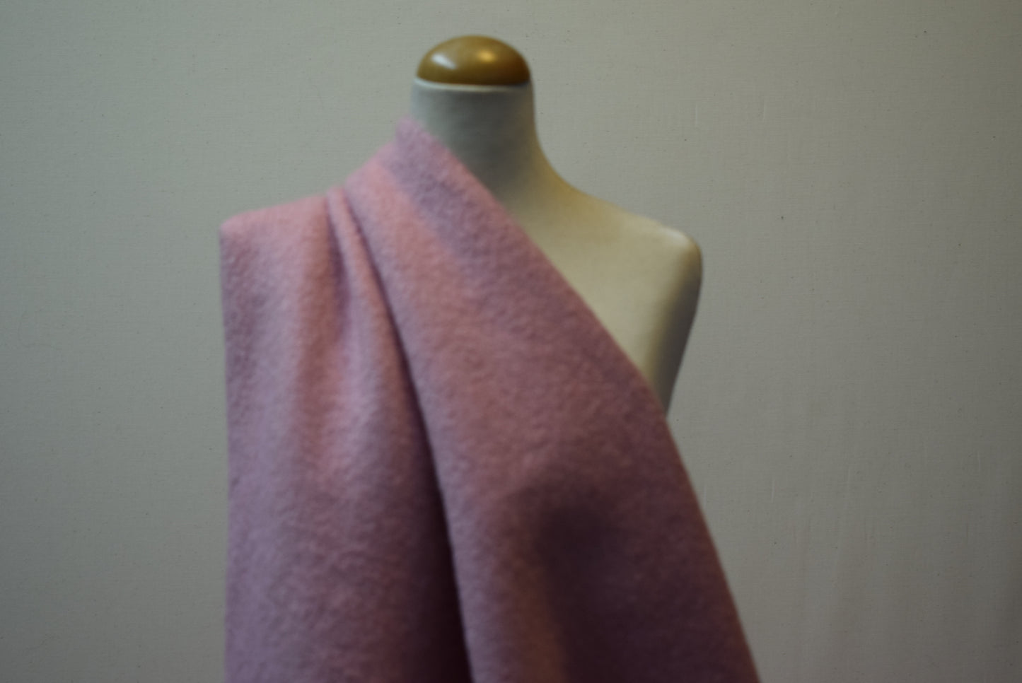 'Boiled Wool' Look Knit - Pink