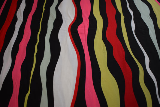 Wavy Multi-Stripe Javanaise