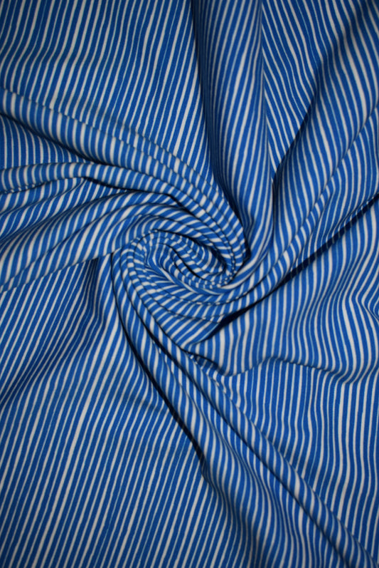 'Pool Blue' Mirage Stripe Jersey