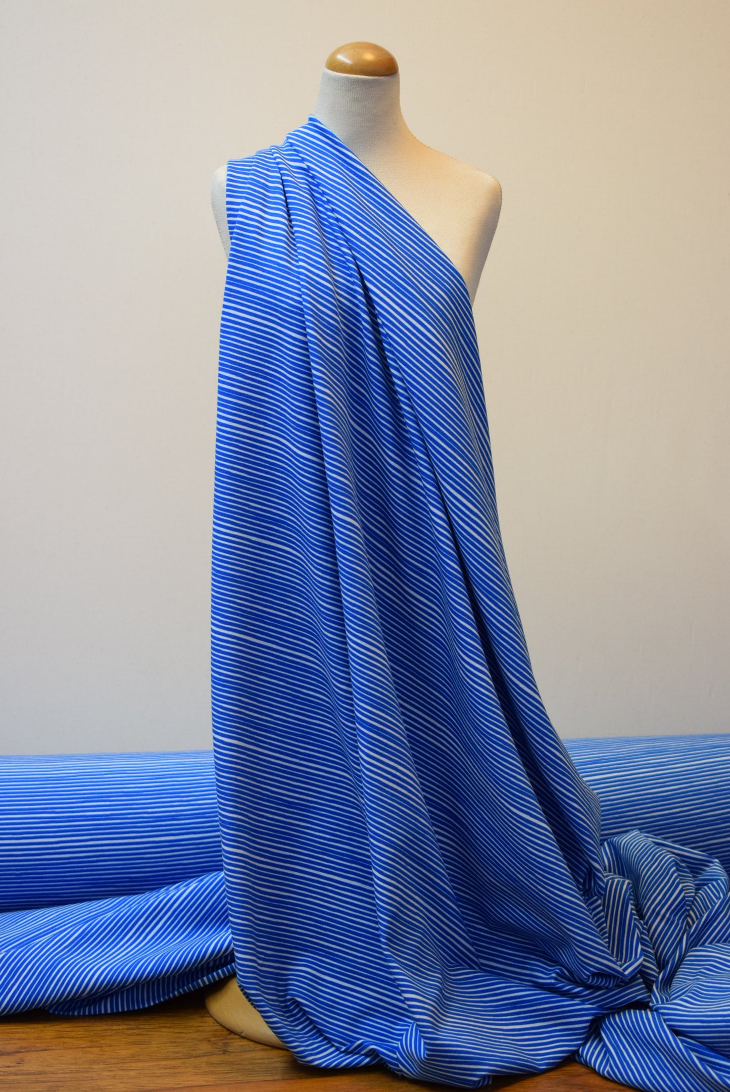 'Pool Blue' Mirage Stripe Jersey