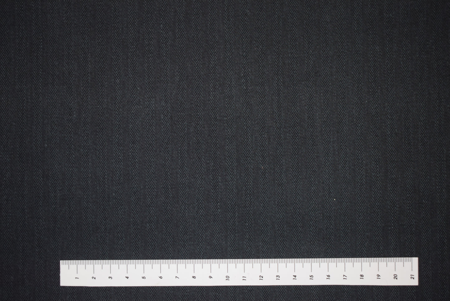 'Made-To-Fade' Herringbone Denim - Blue/Grey