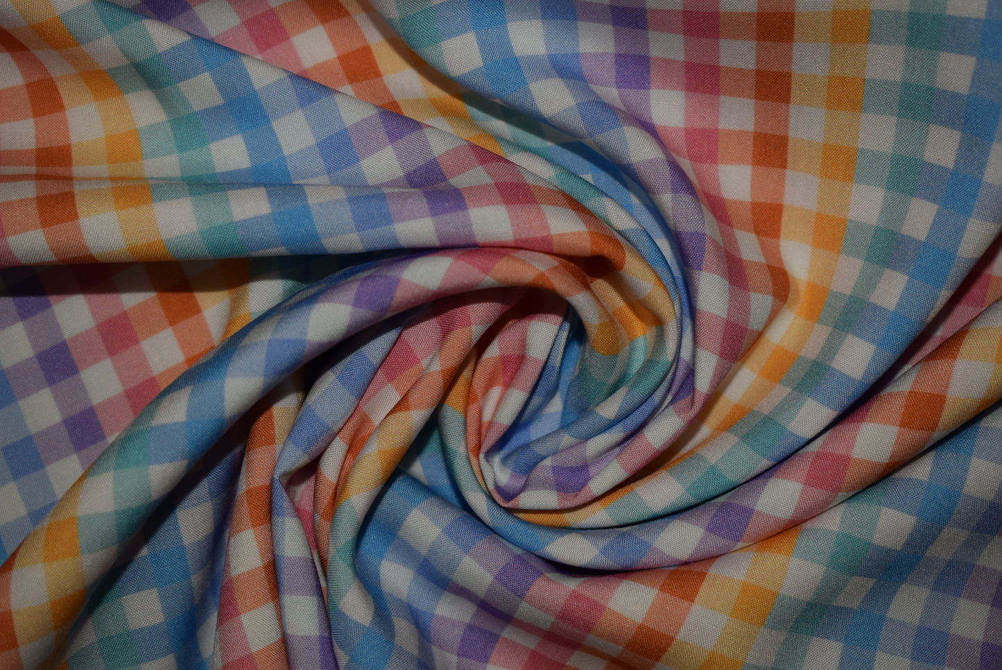 Rainbow Gingham - Large