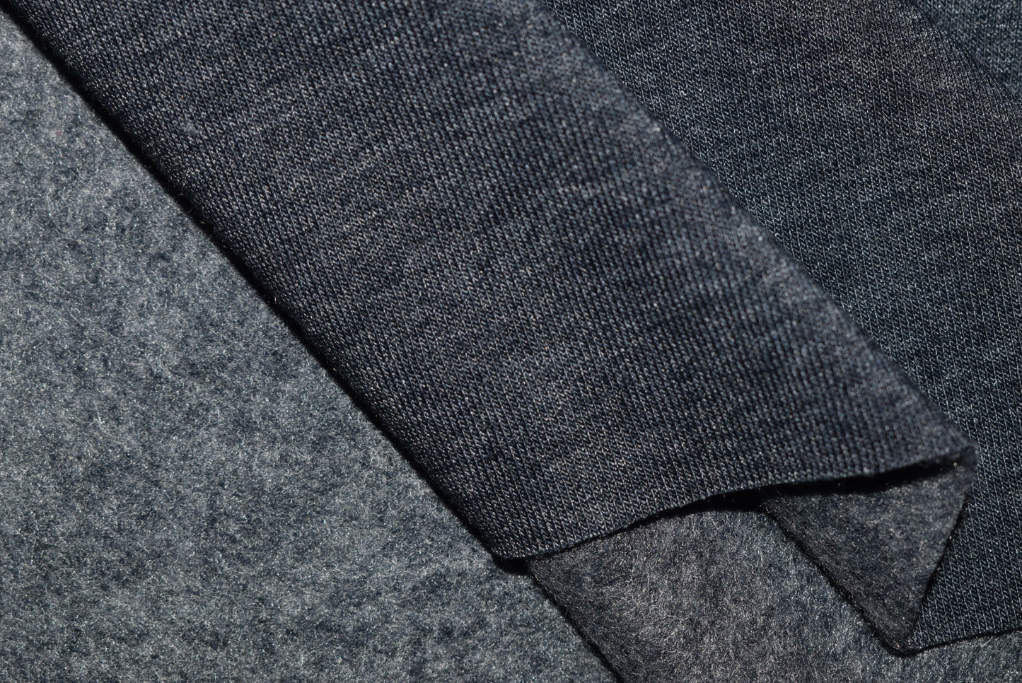 Blue/Grey sweatshirting
