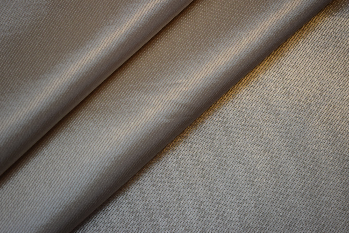 Pale Gold Stretch Sateen