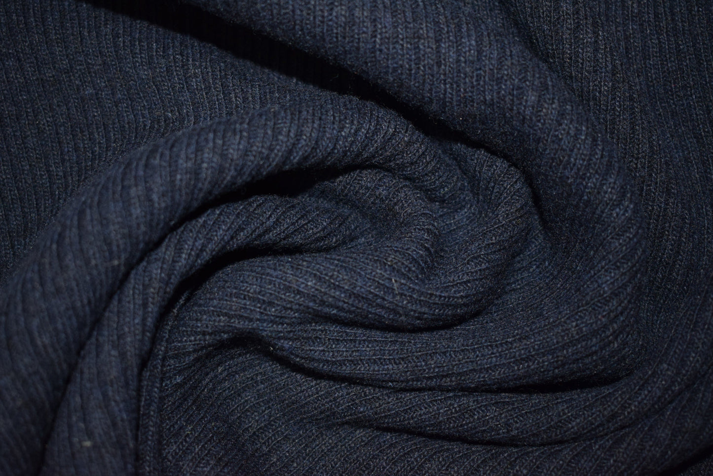 Navy Ribbed Knit