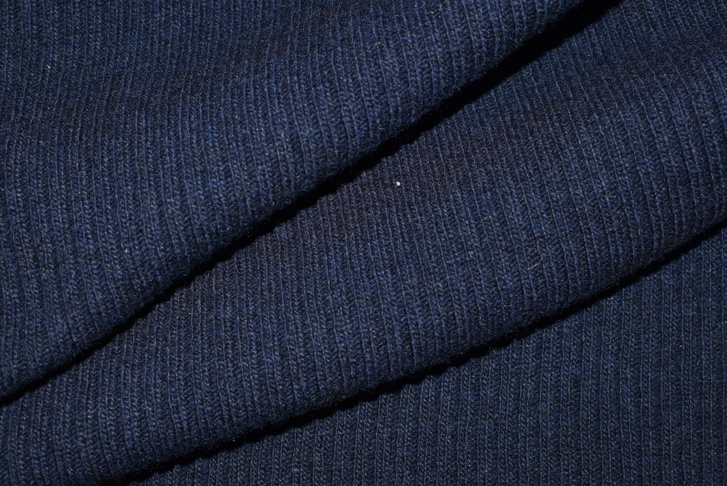 Navy Ribbed Knit