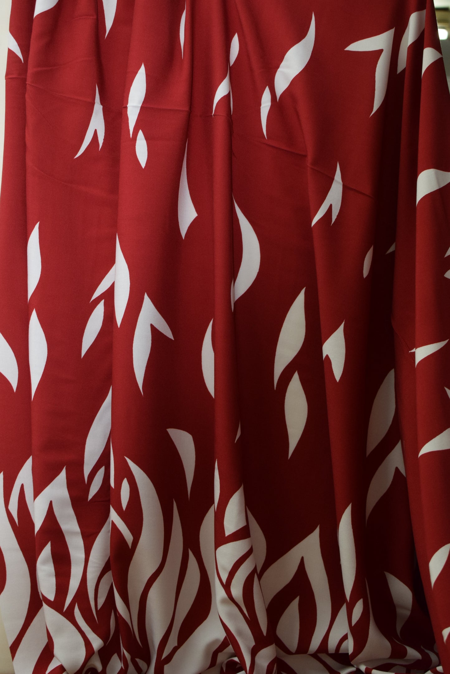 Ruby 'Flame' Border Print