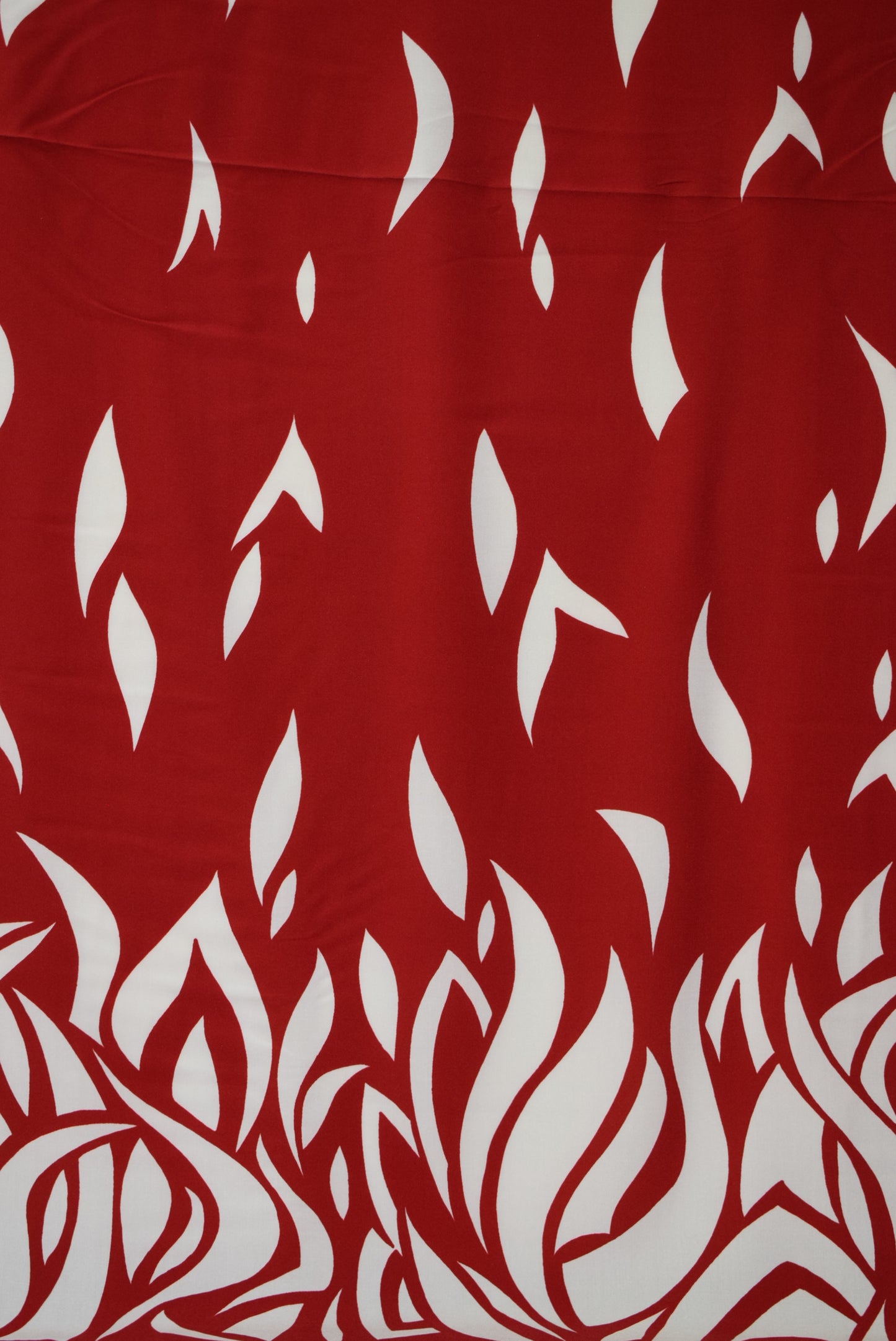 Ruby 'Flame' Border Print
