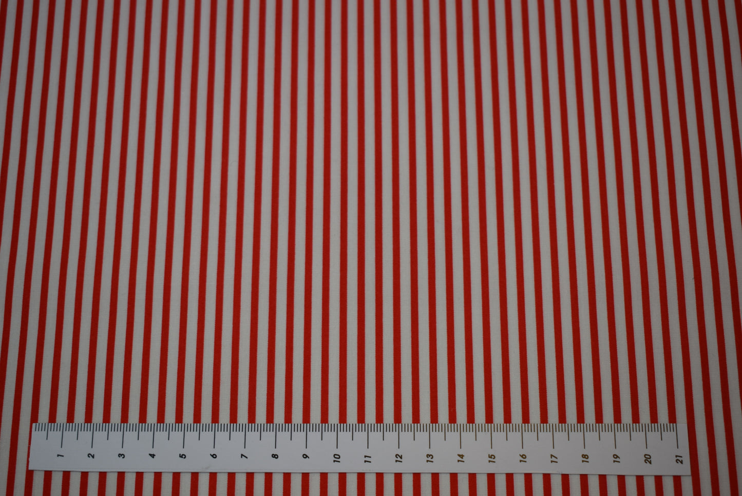 Red Candy Stripe Poplin