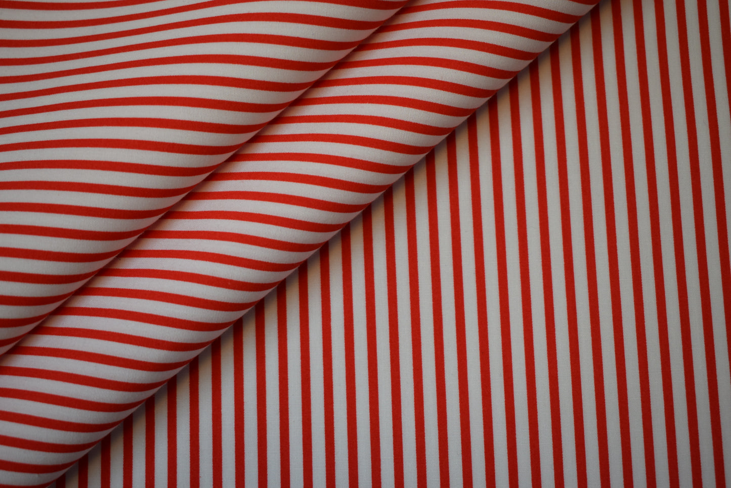 Red Candy Stripe Poplin