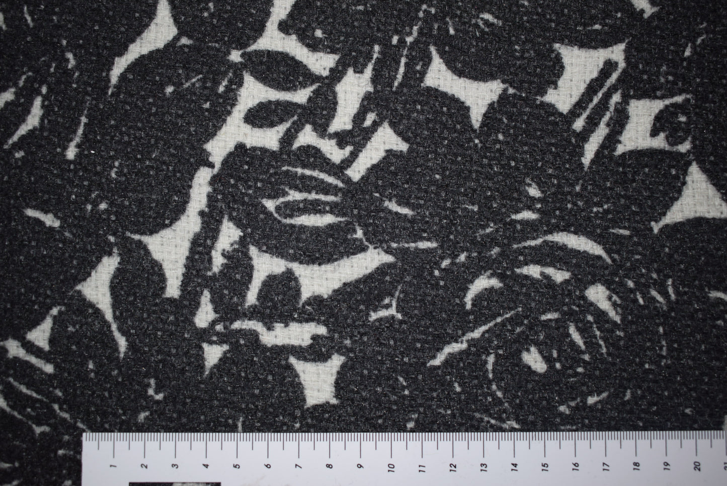 Floral Printed Basketweave