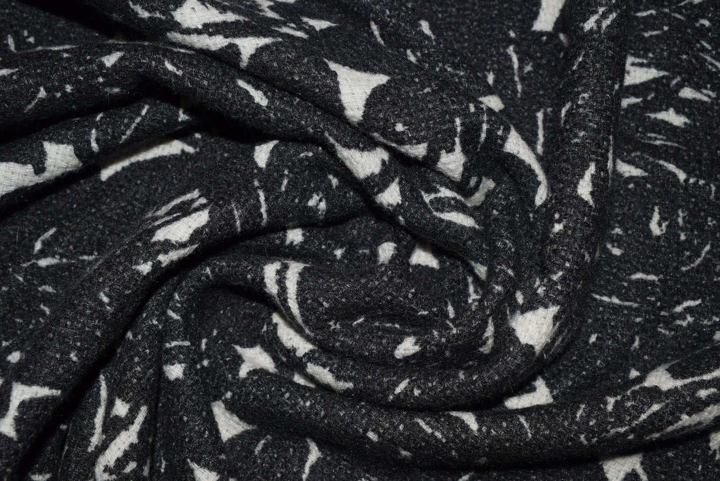 Floral Printed Basketweave