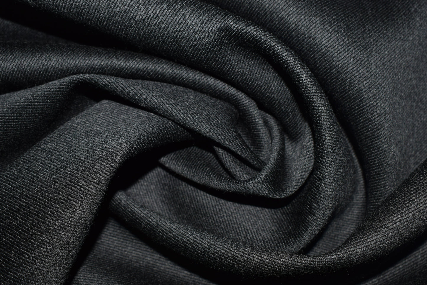 Dark Grey Venetian Gaberdine