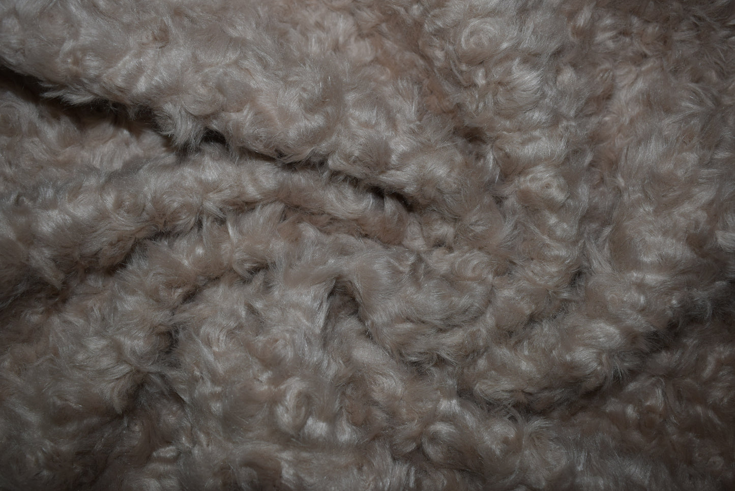 Curly Faux Fur - Rust