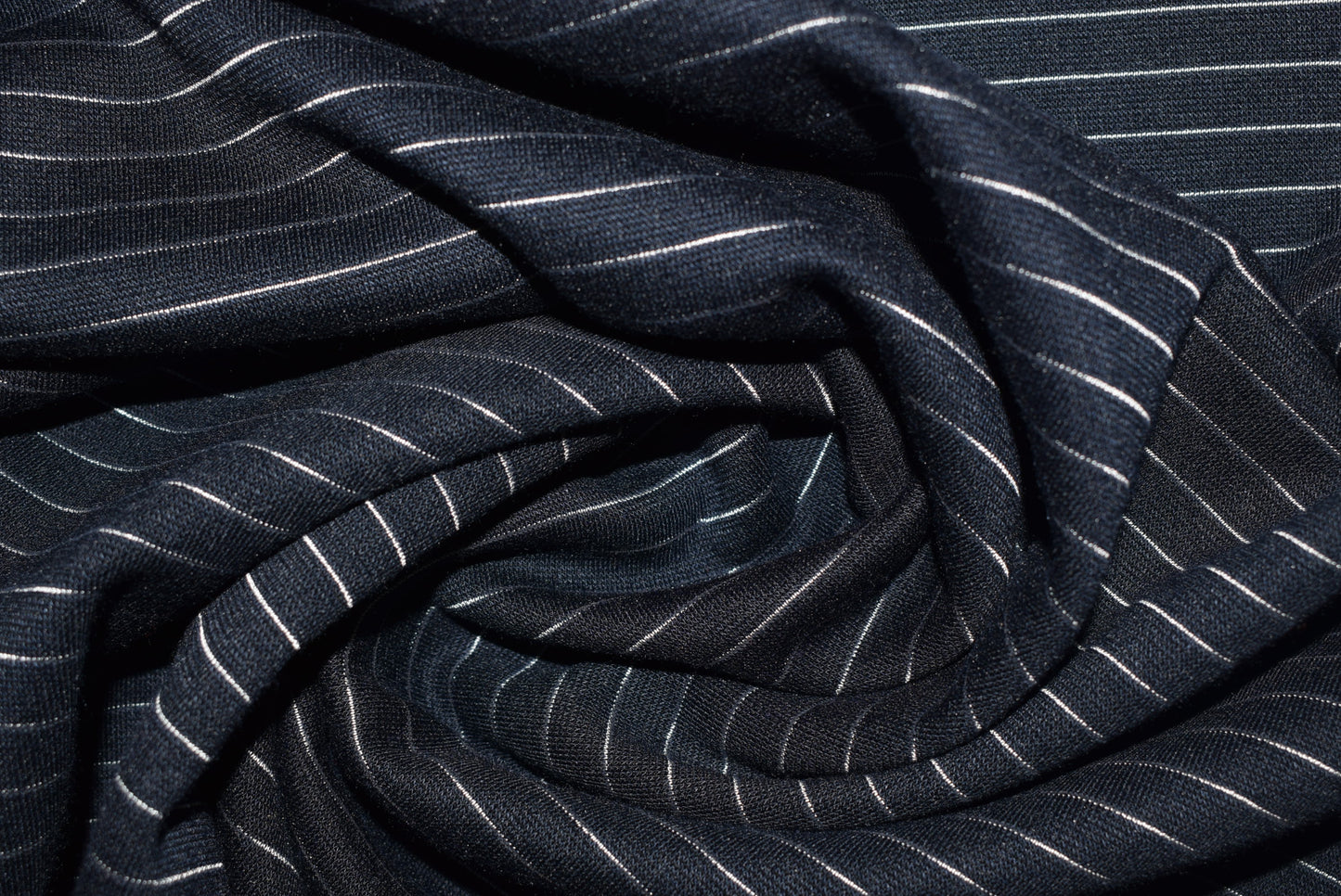 Pinstripe Jersey - Navy
