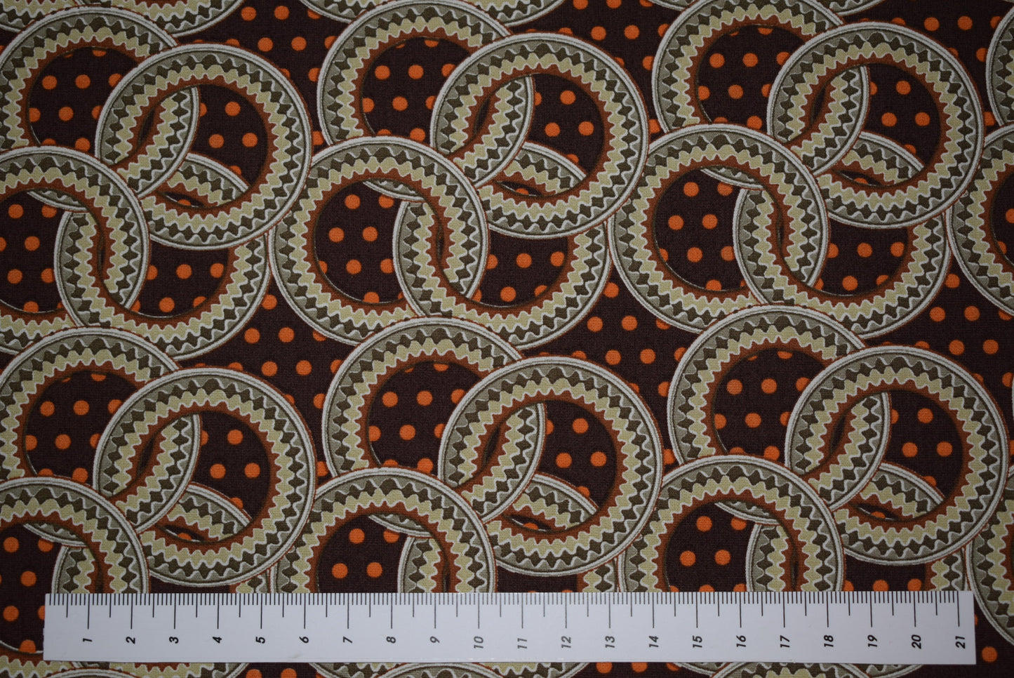 'Retro Ring' - Brown