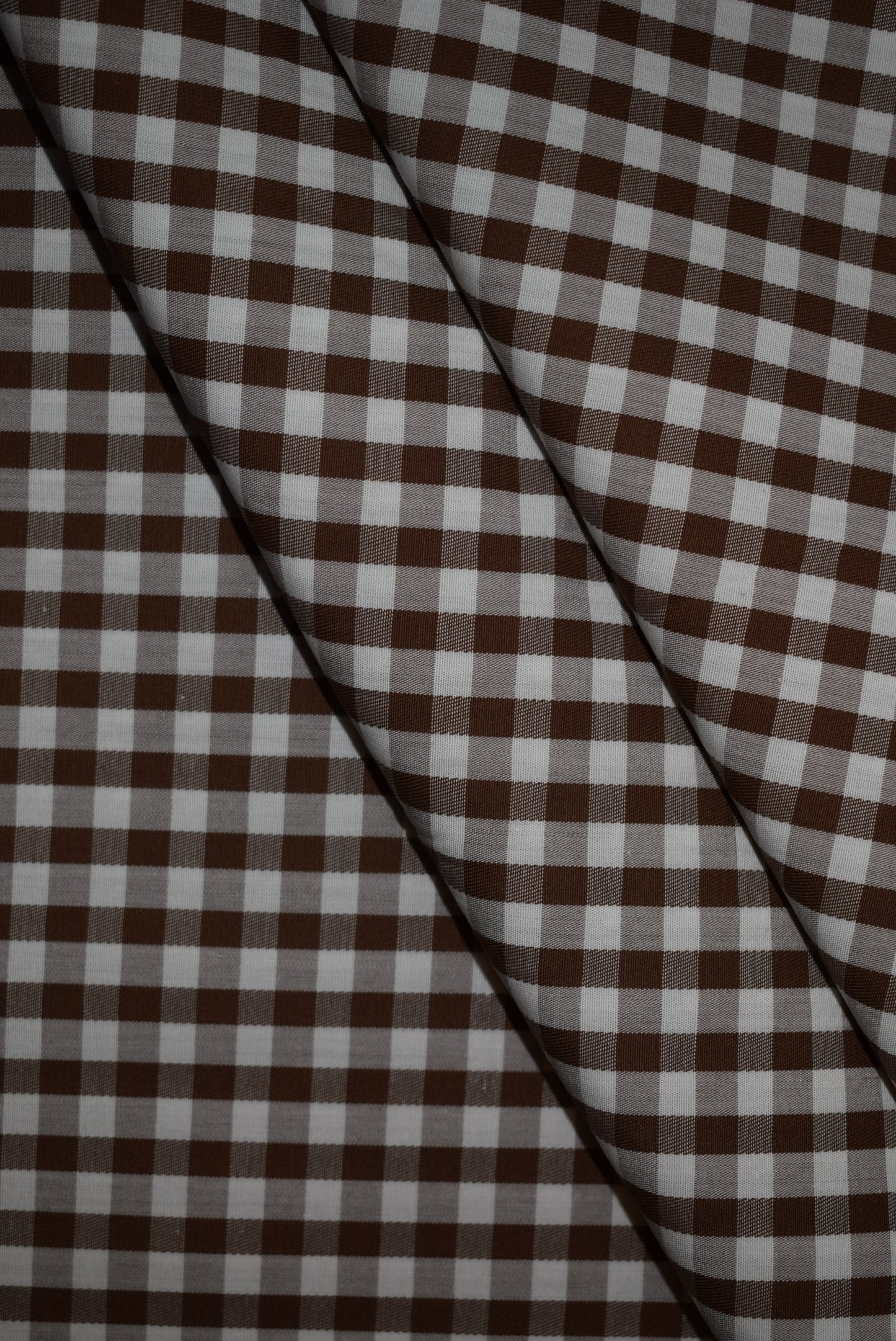 Gingham Shirting - Brown