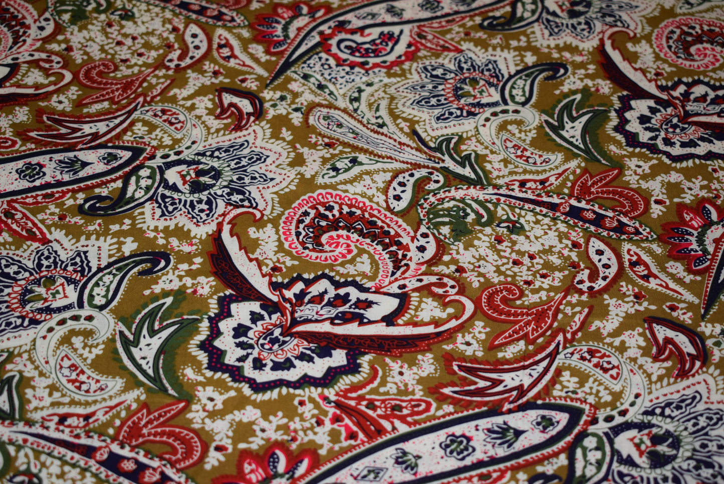 'Siam' Paisley - Mustard