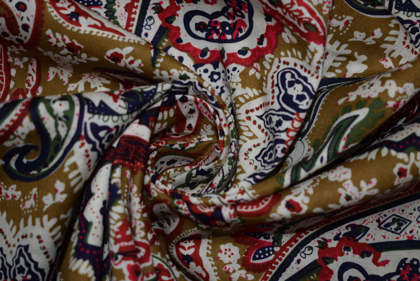 'Siam' Paisley - Mustard