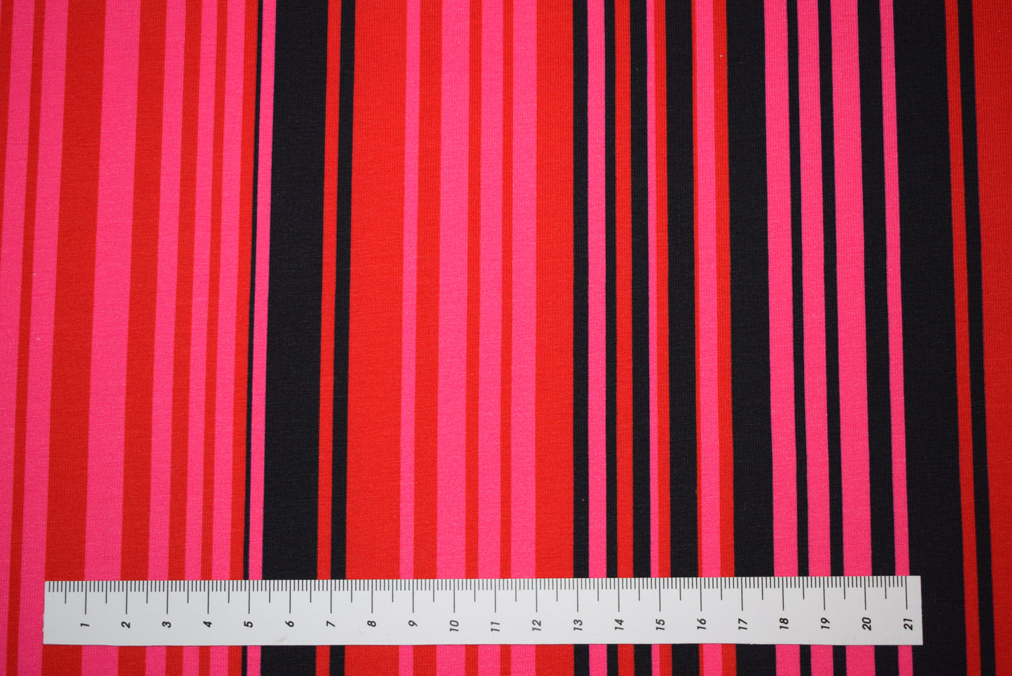 Multi-Stripe Jersey - Cerise