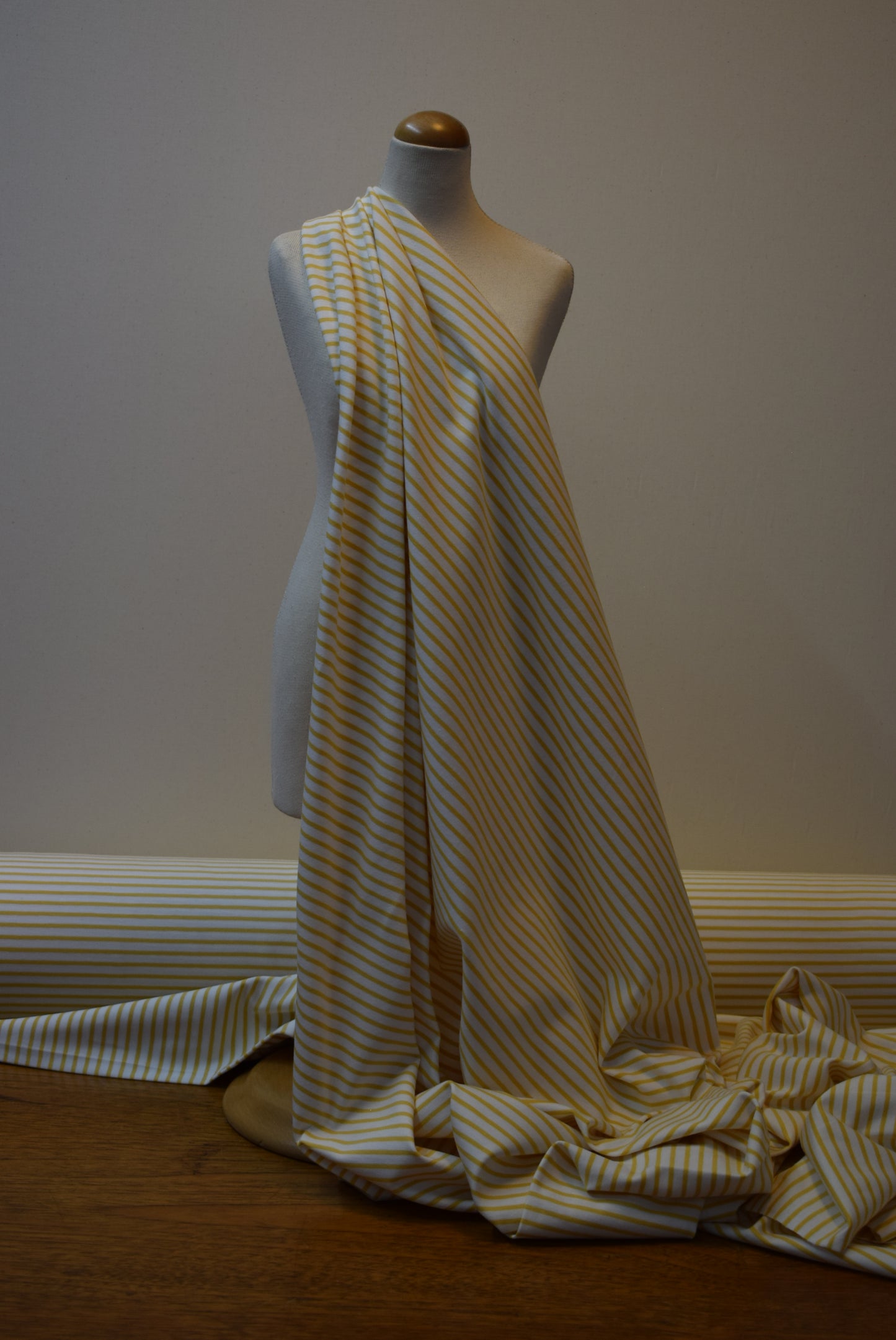 220grm Striped Jersey - Gold