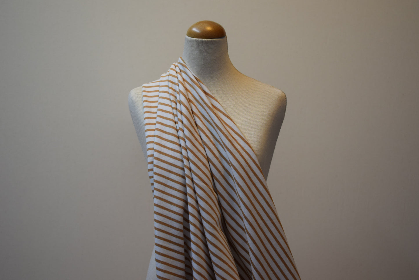 220grm Striped Jersey - Tan