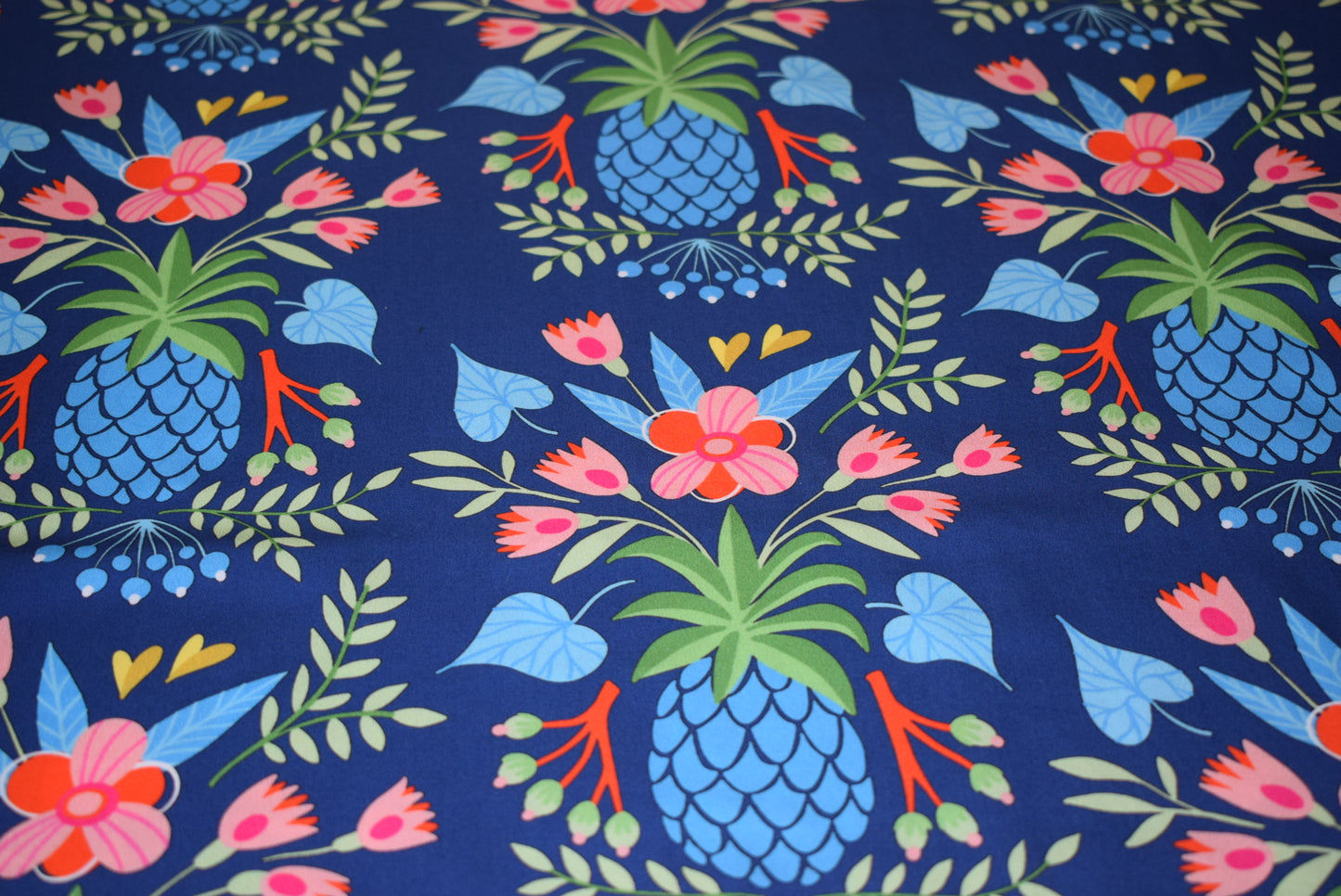 'Pineapple HL' Sateen