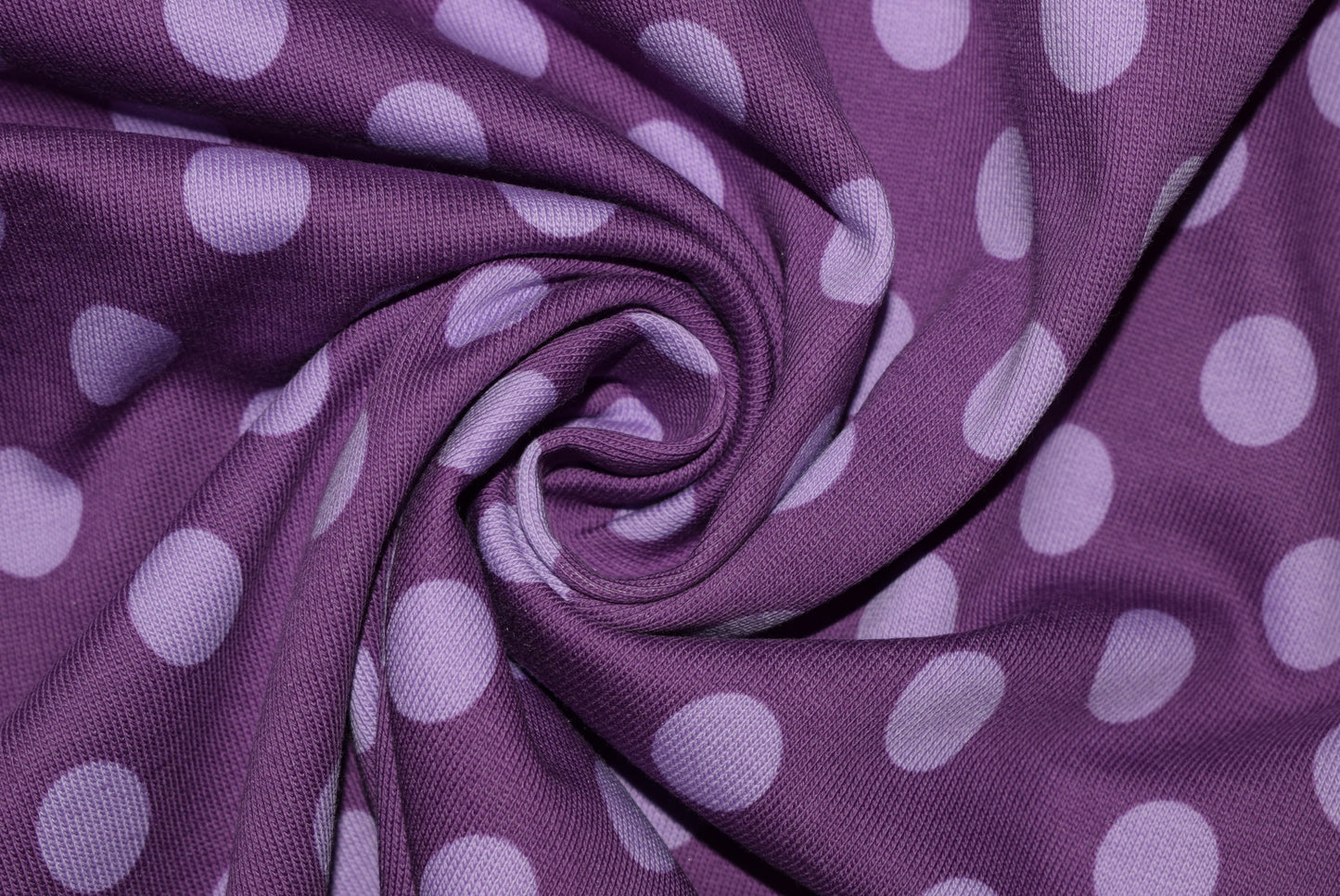 Pink Spot Fleece Sweatshirting