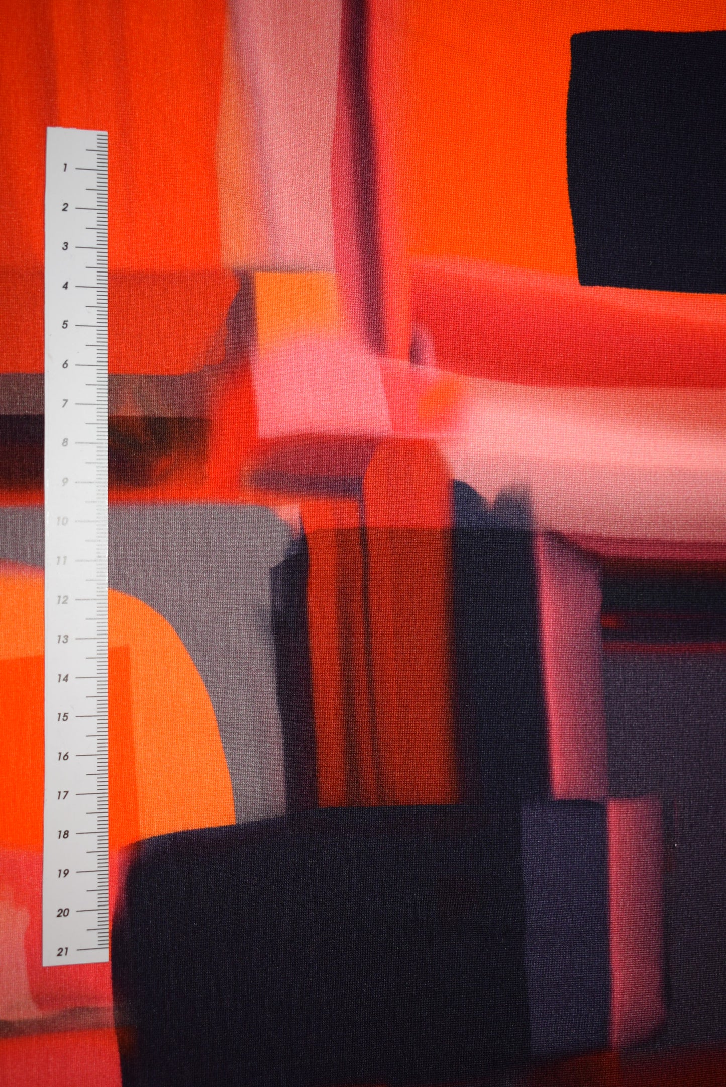 Block Print Jersey - Orange