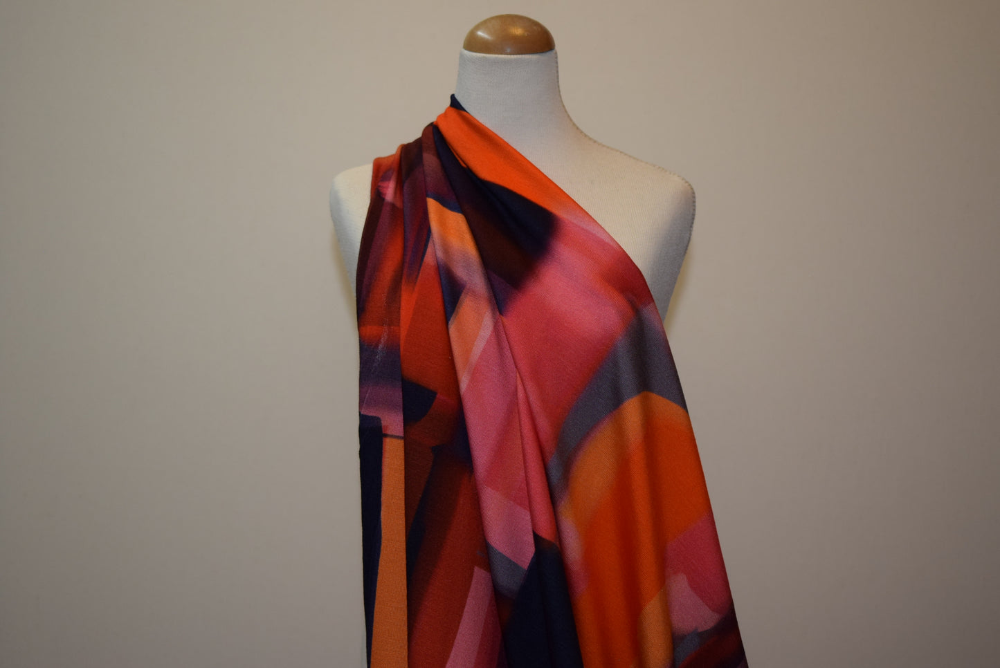 Block Print Jersey - Orange