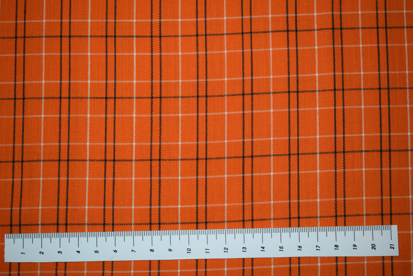 Brushed Check - Orange